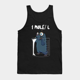 chemist student science teacher mole Describe your design in a short sentence or two Tank Top